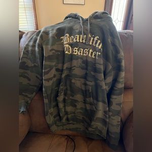 Beautiful Disaster Camo Hoodie